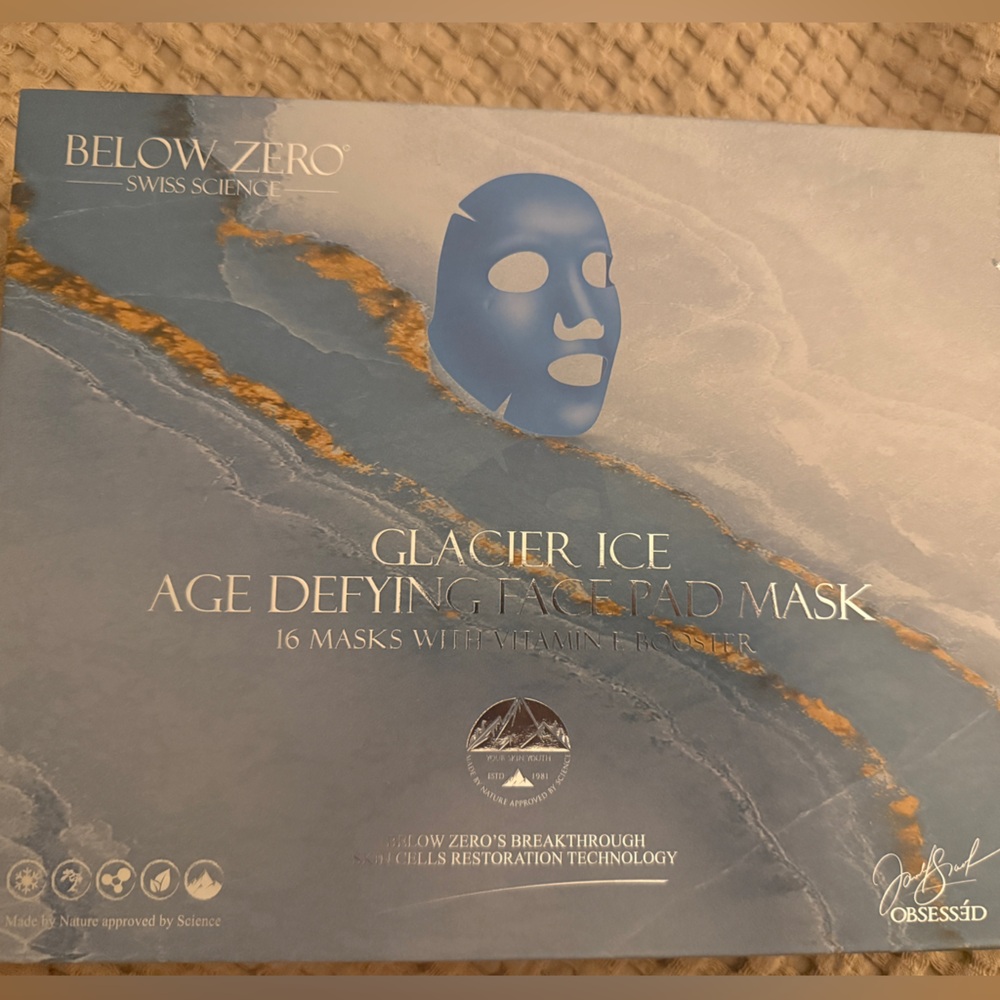 Glacier Ice Age Defying Face Mask - Blue - Picture 2 of 4
